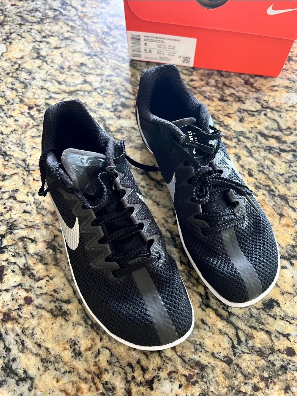 Nike Men’s Black and White Athletic Running Shoes